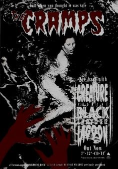 the cramps concert poster for their upcoming show