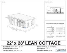 an image of a house with plans and instructions for it to be built in the same area