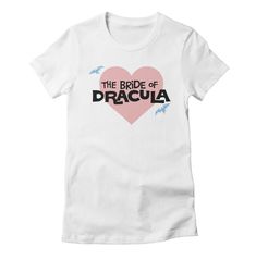 the bride of dracula women's fitted t - shirt by it's me and that