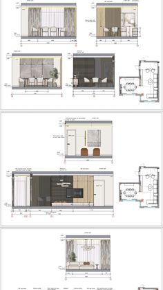 the floor plan for a small house with two levels and three rooms on each level