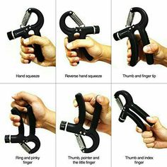 the instructions for how to use a hand held shear and pliers in different positions