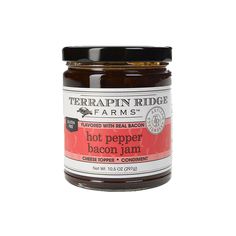 a jar of hot pepper bacon jam