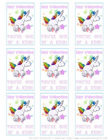 four unicorn stickers with the words, you're one of a kind