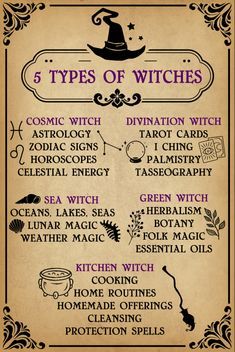 Types Of Witches, Wicca Spells, Pagan Magick, Witch Spells, Witchcraft Books, Wiccan Magic, Magic Spell Book