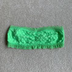 Brand New Gilly Hicks Bandeau- Lime Green Laced. Originally $25 Size Small Green Seamless Stretch Tube Top, Green Stretch Bandeau Tube Top, Green Bandeau Tube Top With Built-in Bra, Green Stretch Bra For Summer, Fitted Seamless Green Tube Top, Summer Stretch Green Bra, Green Seamless Bra For Spring, Spring Green Seamless Bra, Spring Strapless Stretch Bra