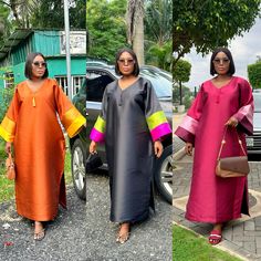 Bubu Dresses, Quater Sleeve, Silk Dress Fashion, Ankara Short Gown Styles