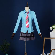 Includes: Shirt, jacket, skirt, tie.
 
Material: Feminine, uniform and so on.
 
Size: Female XS-XXL Leather Printing, White Uniform, Black Butler Ciel, Your Lie In April, Ciel Phantomhive, Victoria Dress, You Lied, White Satin, Japanese Anime