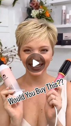 Pixie Cut ✂️ Short Hair Style on Instagram: "Would You Buy Thiis product?? Click the LINK in our BIO OR COMMENT  "Send me the link"  #  @jillybeans301  # Made by Calista Tools!!" Pixie Cut Short, Short Cuts, Short Haircuts, Pixie Cut, Send Me, Makeup Nails, Click The Link, Short Hair Cuts, Short Hair