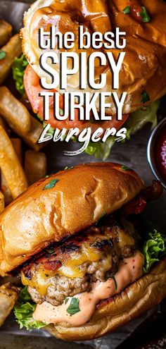 the best spicy turkey burgers