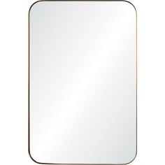 a square mirror on a white background