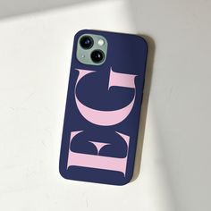 an iphone case with the letter b on it