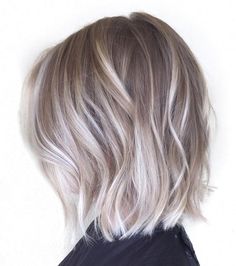 Cream Blonde Hair, Blonde Balayage Bob, Balayage Bob, Dyed Hair Purple, Ash Blonde Balayage, Bob Haircut For Fine Hair, Caramel Highlights