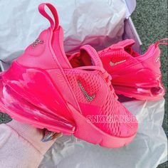 Brand New With Box Authentic Swarovski On 4 Sides And Back Pink Fitness, Hot Pink Barbie, Fancy Footwear, Nike Shoes Girls, Nike Fashion Shoes, Preppy Stuff, Preppy Clothes, Girls Nike, Pink Workout