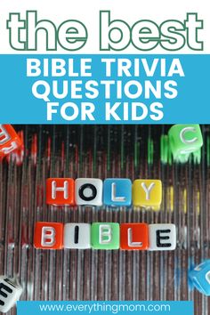 the best bible trivia questions for kids