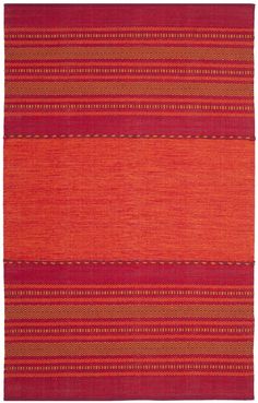 Safavieh Montauk MTK215 Rug City Loft, Coastal Area Rugs, Complimentary Color Scheme, Southwestern Rug, Southwestern Area Rugs, Rugs And Mats, Carpet Colors, Red Design, Striped Rug