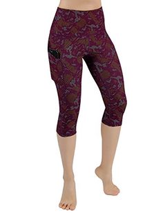 ODODOS High Waist Out Pocket Printed Yoga Capris Pants Tu... #pants#fitness#class#leggings#optoutside#hiking#yoga#workout#meditation#yogi#girls#girl#womens #practice#butt#booty Gym Dress, Workout Yoga Pants, Yoga Trousers, Printed Yoga Pants, Pattern Leggings