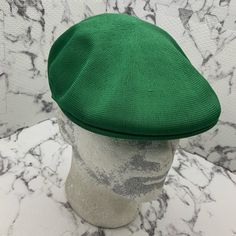 Blend Materials Green Flat Cap For Spring, Green Flat Cap For Summer, Green Summer Flat Cap, Casual Khaki 5-panel Hat, Kangol Backpack, Kangol Hats Men, Green Golf Cap, Green Kangol Hat, Paper Boy Hat