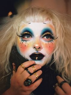 Dazed Beauty, Drag Make-up, Alt Makeup, Drag Makeup, The Witches, Sfx Makeup, Clown Makeup, Eye Makeup Art