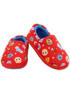 PRICES MAY VARY. TODDLER COCOMELON ALINE SLIPPERS - Your little one can get ready for adventure lounging in their new exclusive Cocomelon slippers! These awesome slippers are available in toddler boy's and girl's sizes 3-4 M US Toddler, 5-6 M US Toddler, 7-8 M US Toddler, and 9-10 M US Toddler. FEATURING HIS FAVORITE COCOMELON CHARACTERS - These cool house shoes are sure to bring a smile to any boy's or girl's face. These plush slippers feature vibrant graphics and patterns of your favorite Coco Cocomelon Characters, Bottle Gift Tags, Boys Slippers, Toddler Slippers, Plush Slippers, Cute Sandals, House Shoes, Toddler Shoes, Mochi