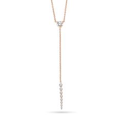 This awe-inspiring necklace features a floating lab created diamond pear and two graduated lab created diamond bars. It's the subtle statement your look needs. Color: DEF Clarity: SI1-SI2 Stone(s): Lab Created Diamonds Total Carat Weight: 0.827 Adjustable Cable Chain (16”-18” in length) and Lobster Clasp Closure Pear Diamond Rings, Chain Loop, Round Diamond Ring, Diamond Bar, Star Design, Shooting Star, Diamond Hoop Earrings, Pear Diamond, Stunning Necklace