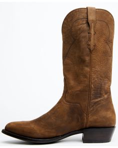 Full-grain leather. 13" shaft. Round toe. Cushioned footbed. Leather outsole. Western heel. Cowboy Core, Mexican Outfits, Extraordinary Clothes, Brown Western Boots, Cowboy Outfit, Casual Leather Belt, Mexican Outfit, Cowboy Outfits, Mens Cowboy