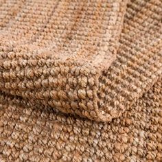 a close up view of the texture of a rug