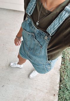 #springoutfit #aesthetic #converse #hightops #overalls #denim #fashion Aesthetic Converse, Overalls Denim, Denim Fashion, Spring Outfit, High Tops, Converse, Overalls