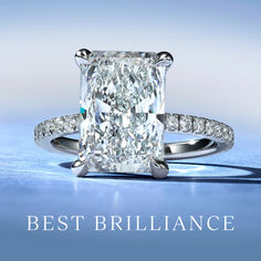 a diamond ring with the words best bridalnce on it and an image of a cushion