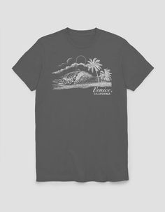 If You're Looking For The Hottest New Trends With Designs Inspired By California Destinations... You're In The Right Place! Show Off Your Unique Fashion Style With This Venice Beach T-Shirt 100% Cotton. Prewashed For Minimal Shrinkage. Machine Washable. Printed In The U.s.a. This Item Is Unisex Fit And Sizing.officially Licensed.this Item Is Made To Order And May Take A Few Extra Days To Process. All Other Products In Your Order Will Be Shipped Separately. | Destination Venice Cali Wave Unisex T Grafic Tees, Cute Summer Shirts, Wwe T Shirts, Shirts For Teens, Nature Shirts, Boys Graphic Tee, Beach T Shirts, Cool Graphic Tees, Travel Shirts