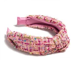 Classic pink with multi color knotted headband adds classic elgance to your hair everyday. Preppy Headband, Knotted Top, Color Making, Pink Headbands, Head Bands, Your Hairstyle, Boucle Fabric, The Grove, Fashion Pieces