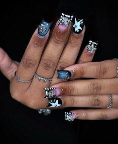 Halloween Nails, Short Nails, Spring Nails, Summer Nails, Nail Colors, Acrylic Nails, Beauty