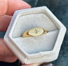 * Gold studded star ring * Zirconium stud * Stainless Steel * 18K Gold Plated * Electroplated  * Waterproof & Tarnish Free * Available in size US 6 7 8 I offer free UK postage on orders £12 & over. Follow me on Instagram: @by_night_jewellery Any questions just ask 😊 Thanks for looking ♥️ Mens Gold Rings, Diamond Star, Star Ring, Gold Studs, Signet Ring, Rings Statement, Favorite Jewelry, Statement Rings, Gold Diamond