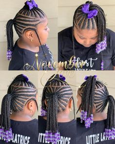 Lines Hairstyles, Cabello Afro Natural, Kids' Braids