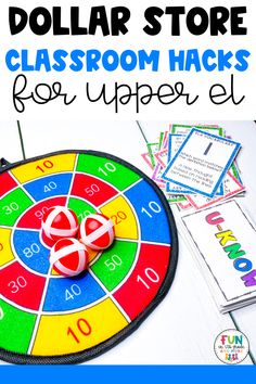 the dollar store classroom hacks for upper ell