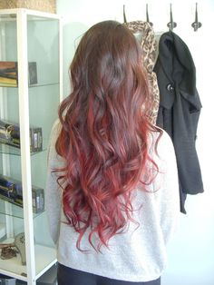 Image result for light brown and red ombre hair Red Hair To Light Brown, Red Brown Ombre, Brown Hair Dyed Red, Red Hair Tips, Brown Hair Cuts, Red Hair Inspiration, Blue Ombre Hair, Brown Ombre Hair