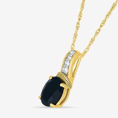 Included: 1 Necklace Chain(s), 1 Pendant(s)Jewelry Closure: Spring Ring ClaspSetting: ProngShape: OvalStone Cut: OvalStone Millimeter Measurement: 8 Mm Length, 6 Mm WidthMetal Color: YellowChain Length: 18 InchChain Width: .6 MillimetersChain Gauge: 060Pendant Length: 16.5mmPendant Width: 7mmChain Construction: RopeCare: Wipe CleanStone Type: 1 Genuine Onyx, 4 Lab Created SapphireAuthenticity: Genuine StoneMetal: Sterling Silver, 10k GoldNecklace Type: Pendant NecklacesPendant & Charms Type: Pen Oval Black Necklace For Anniversary, Oval Pendant Necklace, S Jewelry, Oval Pendant, Necklace Chain, 10k Gold, Spring Rings, Type 1, Black Onyx