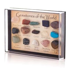 Gemstones Of The World Collection Love Abundance, Let Go Of The Past, White Strawberry, Healing Gemstones, Power Crystals, Chakra Balancing, Surround Yourself, Strawberry Quartz, Energy Crystals