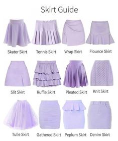 Skirt Guide, Skirt Tulle, Fashion Design Patterns, Dress Design Sketches, Quick Outfits, Easy Trendy Outfits