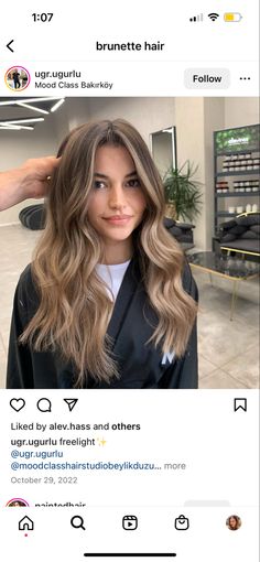 Babylights Hair, Brown Hair Balayage, Dream Hair, Brunette Hair, Great Hair, Hair Cut, Balayage Hair, Pretty Hairstyles, Hair Looks