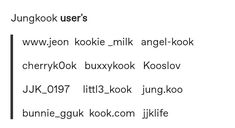 Jungkook user's ♡ Jhope Username Ideas, Namjoon Username Ideas, Bts Lyrics For Bio, Jungkook Bio Ideas, K Pop Username Ideas, Jimin Usernames Ideas, Bts Username Ideas For Instagram