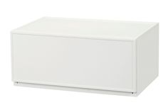 an empty white box on a white background