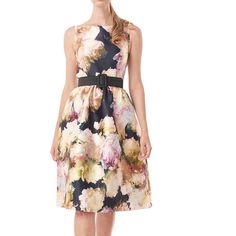 Nwt Kay Unger Sleeveless Square Neck Floral Mikado Belted Dress Color: Marigold From Kay Unger, This Dress Features: Printed Mikado Fabrication A-Line Silhouette Square Neckline Sleeveless Detachable Belt At Waist Shirred Wait Pockets Square Back Lined Center Back Zip Closure Approx. 44" Length Polyester Professional Dry Clean Only Imported. Sleeveless Fit And Flare Midi Dress For Garden Party, Elegant Sleeveless Multicolor Midi Dress, Elegant Multicolor Midi Sleeveless Dress, Floral Print Fit And Flare Sleeveless Dress, Fit And Flare Floral Print Sleeveless Dress, Knee-length Floral Print Sleeveless Party Dress, Floral Print Sleeveless Summer Cocktail Dress, Summer Sleeveless Floral Print Cocktail Dress, Floral Print Sleeveless Dress For Spring Evening