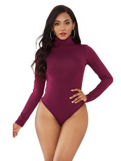 \Material:70-80% Polyester & 10%-29% Spandex. Features:Mock neck. long sleeve. solid color. bodycon. bodysuits.Style: Casual Fall Second-skin Bodysuit With Thumbholes, Elastane Bodysuit For Fall, Solid Color Elastane Bodysuit For Fall, Fall Elastane Bodysuit, Trendy Second-skin Long Sleeve Bodysuit, Winter Stretch Elastane Bodysuit, Long Sleeve Bodysuit With Thumbholes, Bodycon Elastane Bodysuit, Solid Color Bodycon Bodysuit