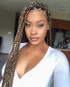 Braids Color, Faux Loc, New Natural Hairstyles, Poetic Justice Braids, Long Box Braids, Poetic Justice