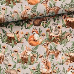 Beige Forest or Green Forest fabric is perfect for projects like: pillows, bedding, crafts, quilting, bags and many more. 100% Cotton Width: 150cm (59") Weight: ~153g/m2 Fabric sold by the half meter (50cm = 19.6"). Half meter is longer than half yard. Half meter = 50cm (19,6"); Half yard = 45,7cm (18"). If you need more than one half meter, please select "quantity" from the drop-down menu. Multiple meters will be cut in one piece. Fabrics at CrafterCoast are wider than usual. Most of the fabric Animal Baby Quilt, Forest Fabric, Mountain Spring, Woodland Fabric, Fox Fabric, Dinosaur Fabric, Forest Baby, Chevron Fabric, Patchwork Baby