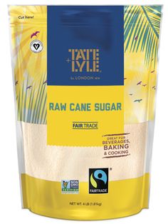 the front of a bag of pure cane sugar