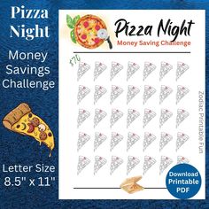 the pizza night money savings challenge has been designed to help kids learn how to make their own numbers