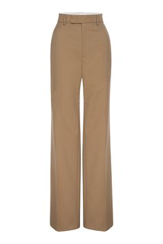 The warm-weather update for tailored dressing, this straight leg trouser is crafted from a lightweight wool blend. Featuring a high rise and cropped inseam Dry Clean Only 51% Wool, 49% Polyester Style#: WE24WPA001-LTCM Pair back to the Everyday Blazer for a monochromatic moment. (Sold separately) Camel Womens Pants, Camel Pants, Weather Update, Flattering Pants, Dark Khaki, Fitted Trousers, Old Money Aesthetic, Wool Pants, Straight Leg Trousers