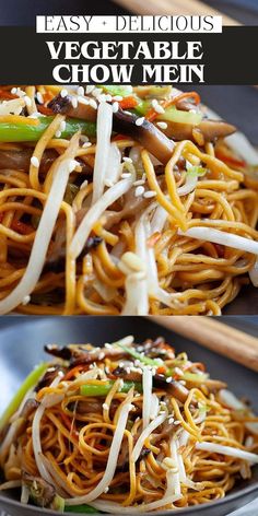 Vegetable chow mein is the perfect quick and healthy meal, packed with stir-fried noodles and fresh veggies. This easy vegetable chow mein recipe comes together in just 15 minutes, making it a go-to for busy weeknights!