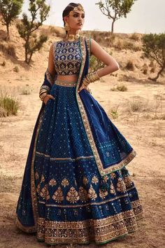 Bandhani Lehenga, Indian Outfits Lehenga, Traditional Indian Dress, Anita Dongre, Blue Lehenga, Salwar Kamiz, Red Lehenga, Desi Clothes, Traditional Indian Outfits